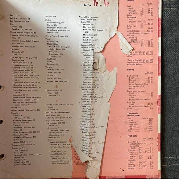 Vintage 1953 Better Homes and Gardens New Cookbook - Picture 9 of 9